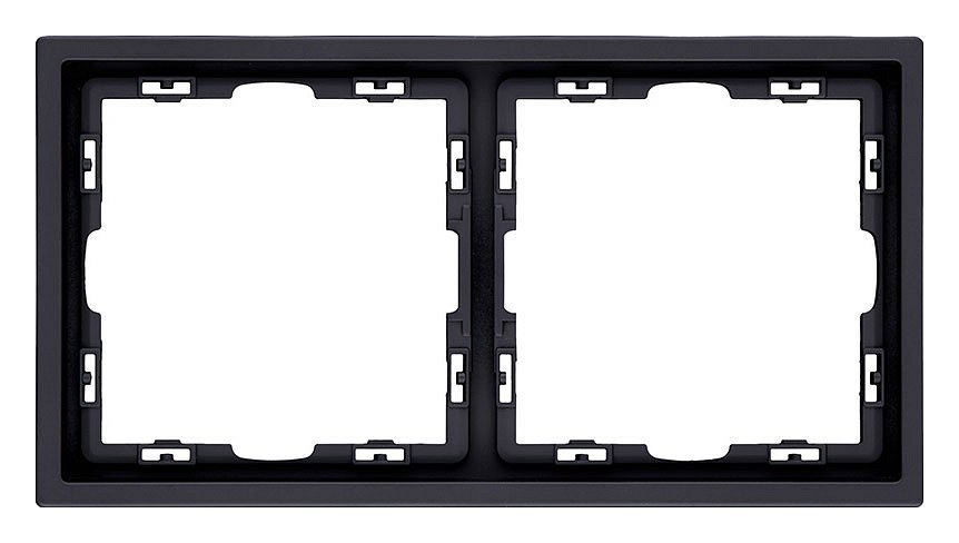 Рамка на 2 поста Kollinger Eclipse EC2BK