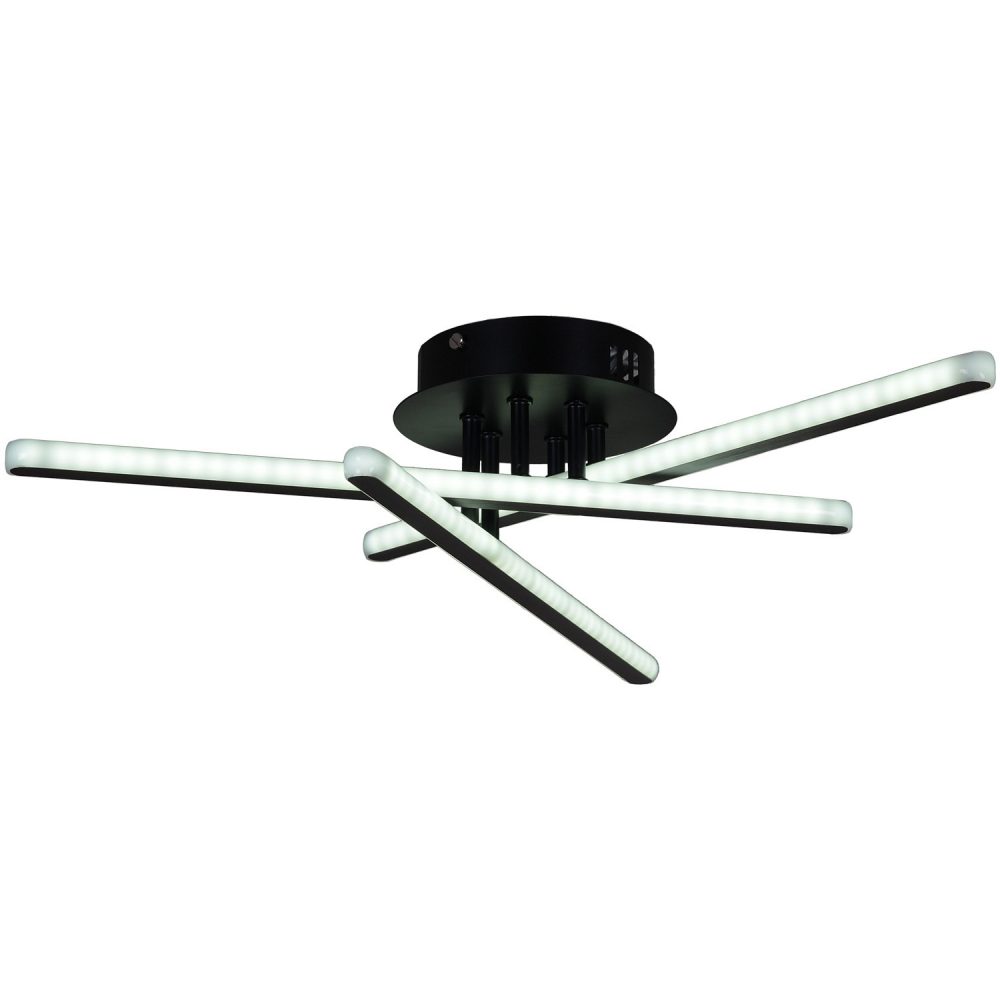 Потолочная люстра Reluce 08855-1 08855-3.3-03C BK+GY