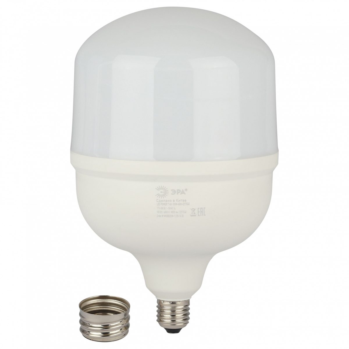 Лампа светодиодная Эра Стандарт E27/E40 100Вт 6500K LED POWER T160-100W-6500-E27/E40