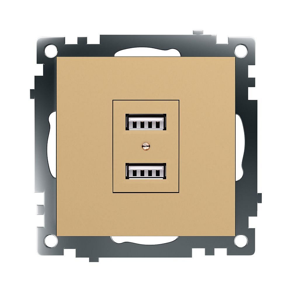Розетка USB type A без рамки Stekker Катрин 49229