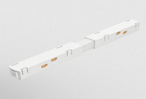 Прямой коннектор питания для магнитного шинопровода MAGNET AM 406 LL20 WH