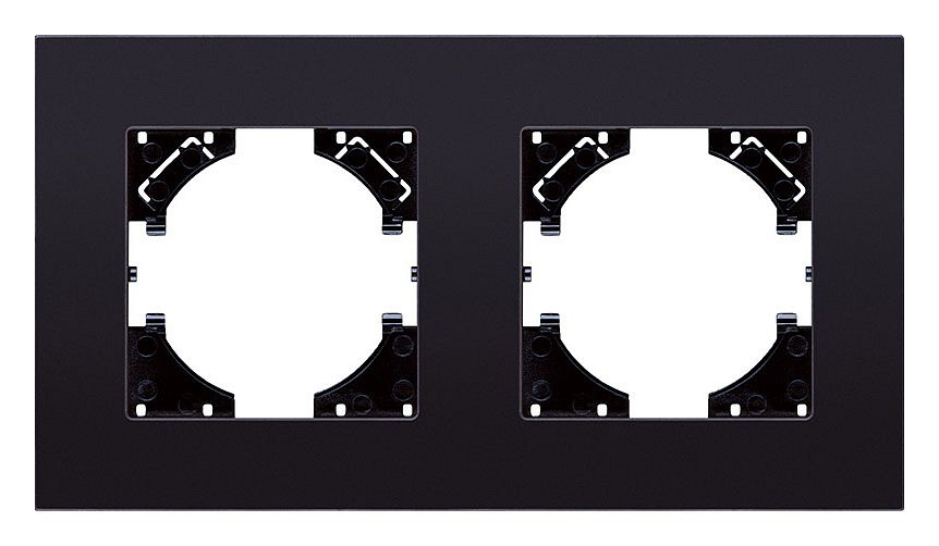 Рамка на 2 поста Kollinger Reflex MG RM2BK