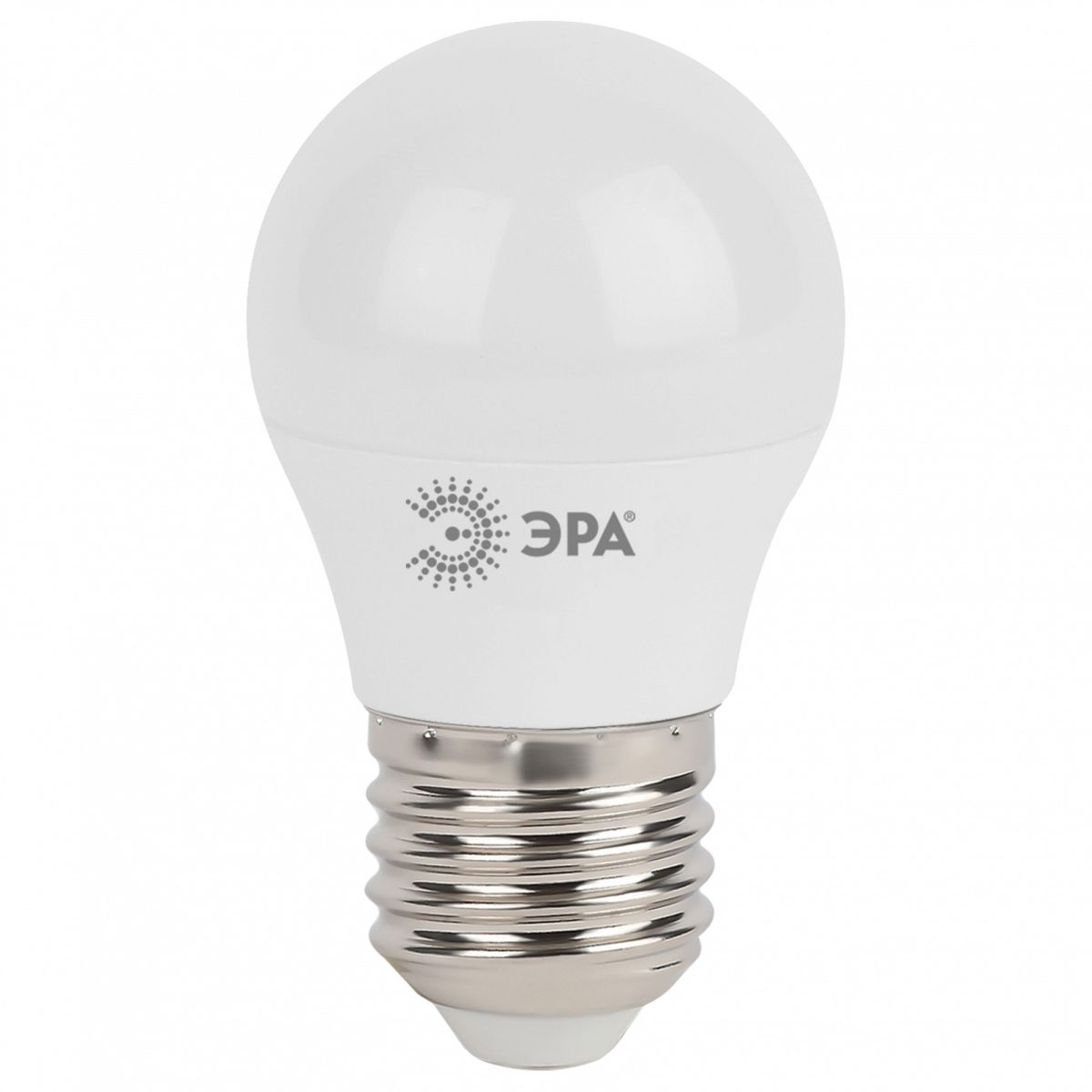 Лампа светодиодная Эра Стандарт E27 7Вт 2700K LED P45-7W-827-E27