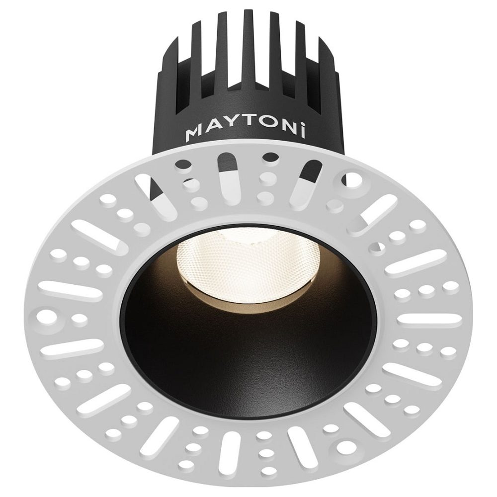 Встраиваемый светильник Maytoni Technical Омут DL119-10W-4K-TRS-B