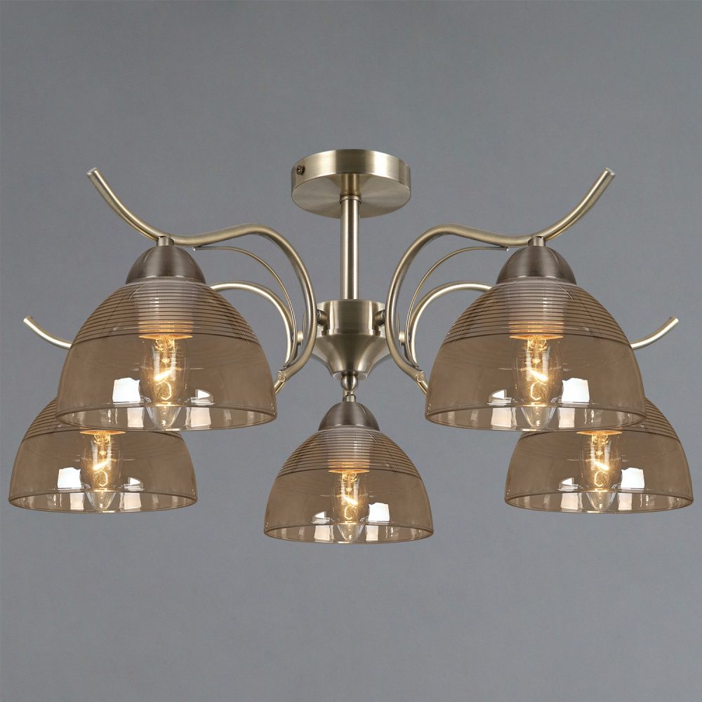 Люстра на штанге ILLUMICO AREZZO IL0733-5CSQ-25 AB AREZZO