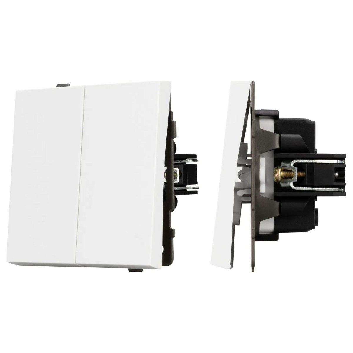 Выключатель двухклавишный без рамки Arlight SWT 054058