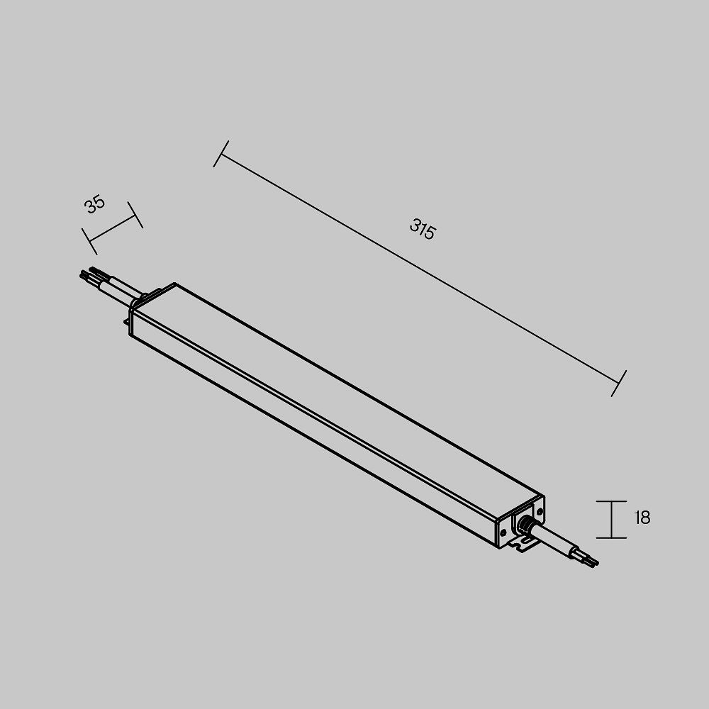 Блок питания Maytoni Led Strip Блоки питания 48В 832004