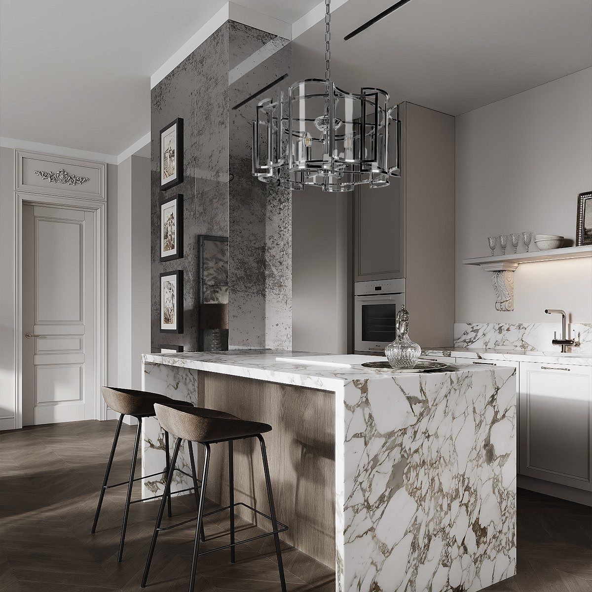 Подвесная люстра Loft it Reflection 10433/8