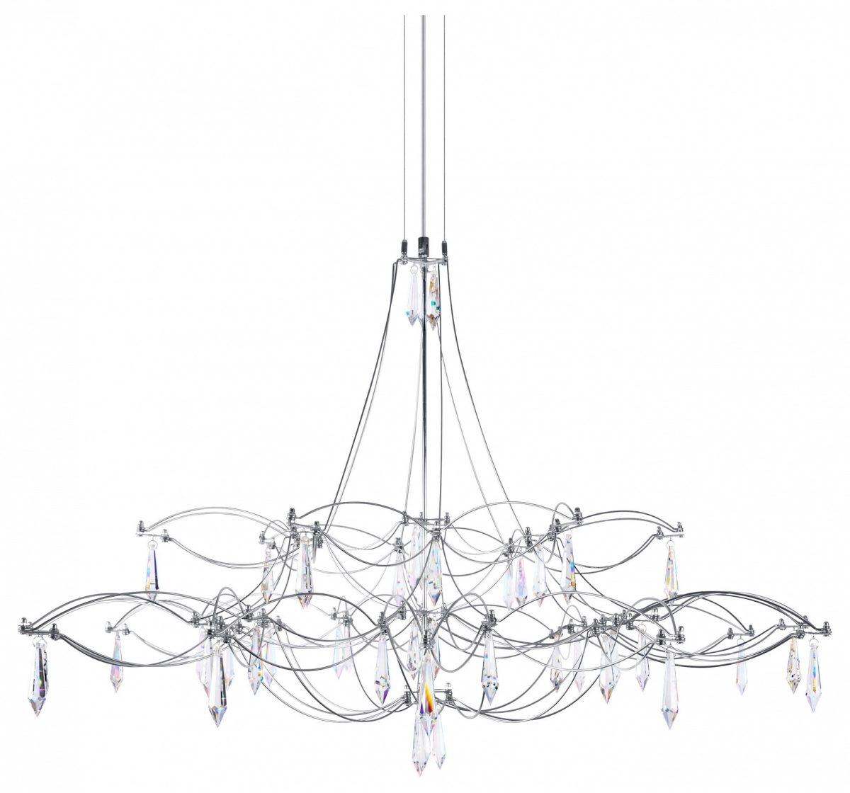 Подвесная люстра Loft it Mira 10590/1000 Silver Asfour