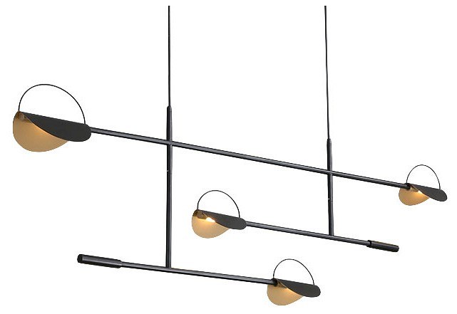 Люстра BOLIA LEAVES PENDANT Black 4000К от ImperiumLoft