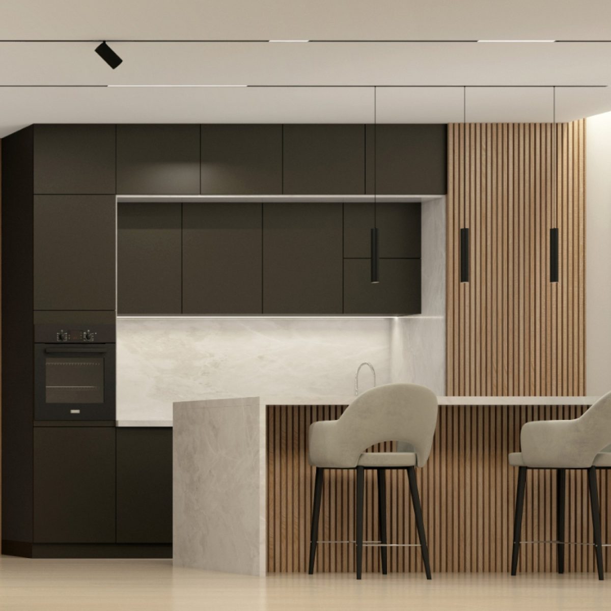 Светильник на штанге Denkirs Smart DK8010-BK