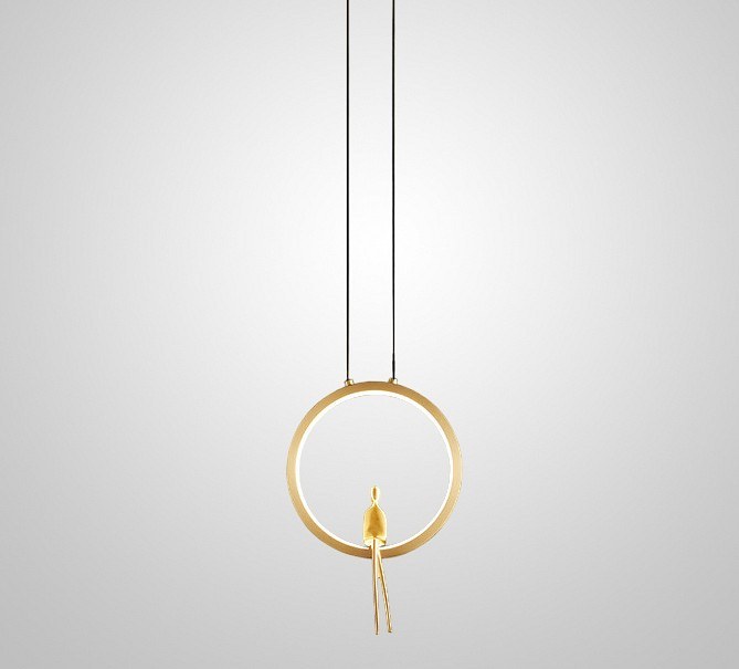 Подвесной светильник REMUS ONE Brass