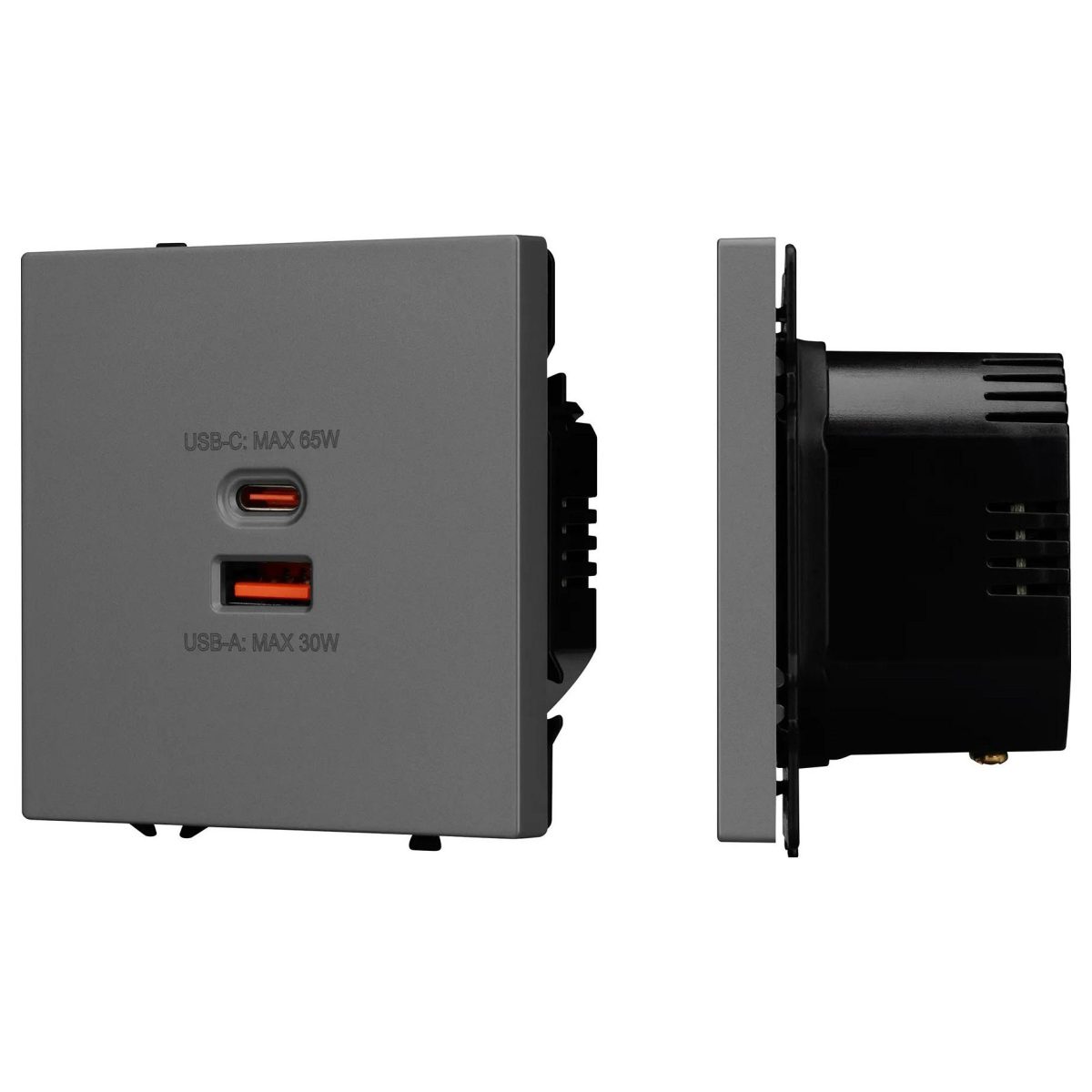 Розетка 2хUSB type A и C без рамки Arlight SCT 054319