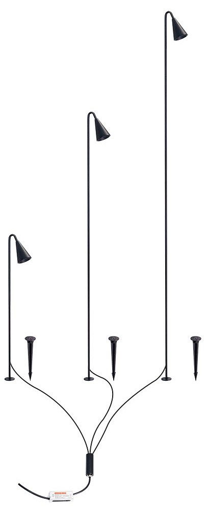Наземный низкий светильник Arte Lamp MULIPHEIN A1084PA-3BK