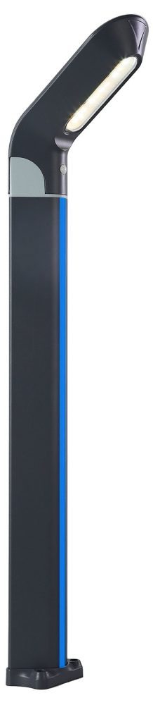 Светильник уличный серый/синий IP65