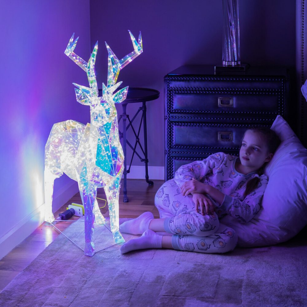 ULD-R501 220V DEER Светильник декоративный «Олень». 500 светодиодов. Белый свет. Цвет корпуса радужный. TM Uniel