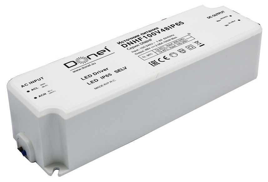 Блок питания Donel DN8HF DNHF100V48IP65