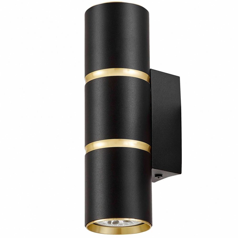 Накладной светильник Lampit ASTI TS TK40-W2 BK+GD