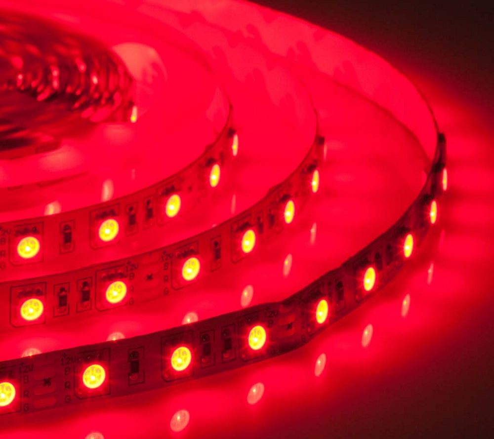Лента светодиодная 300SMD диодов (5050) тип В, 24В, 5м, RGB