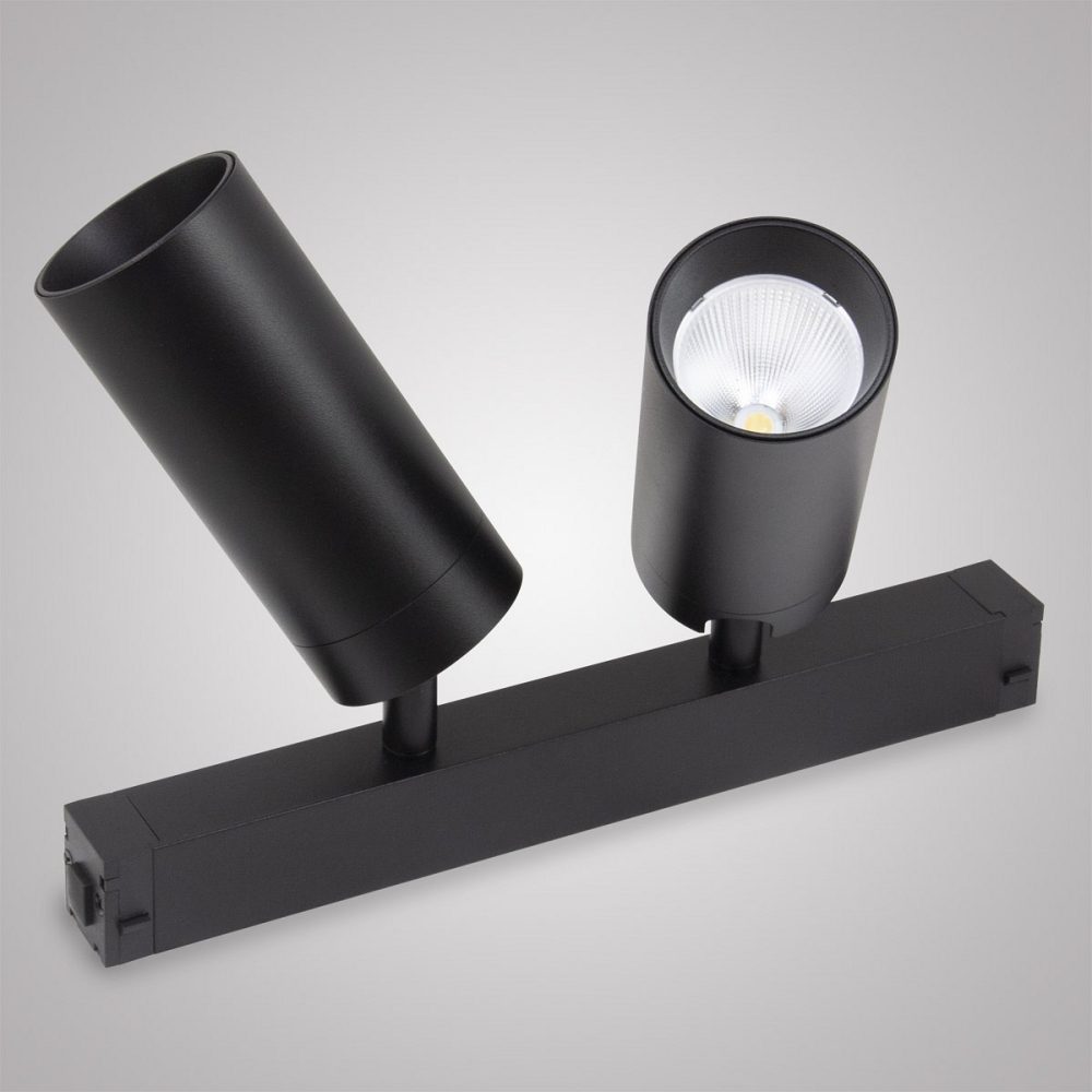 Светильник на штанге AM-Group SMART CYLINDER AM528 BK-220V-2X10W SMART