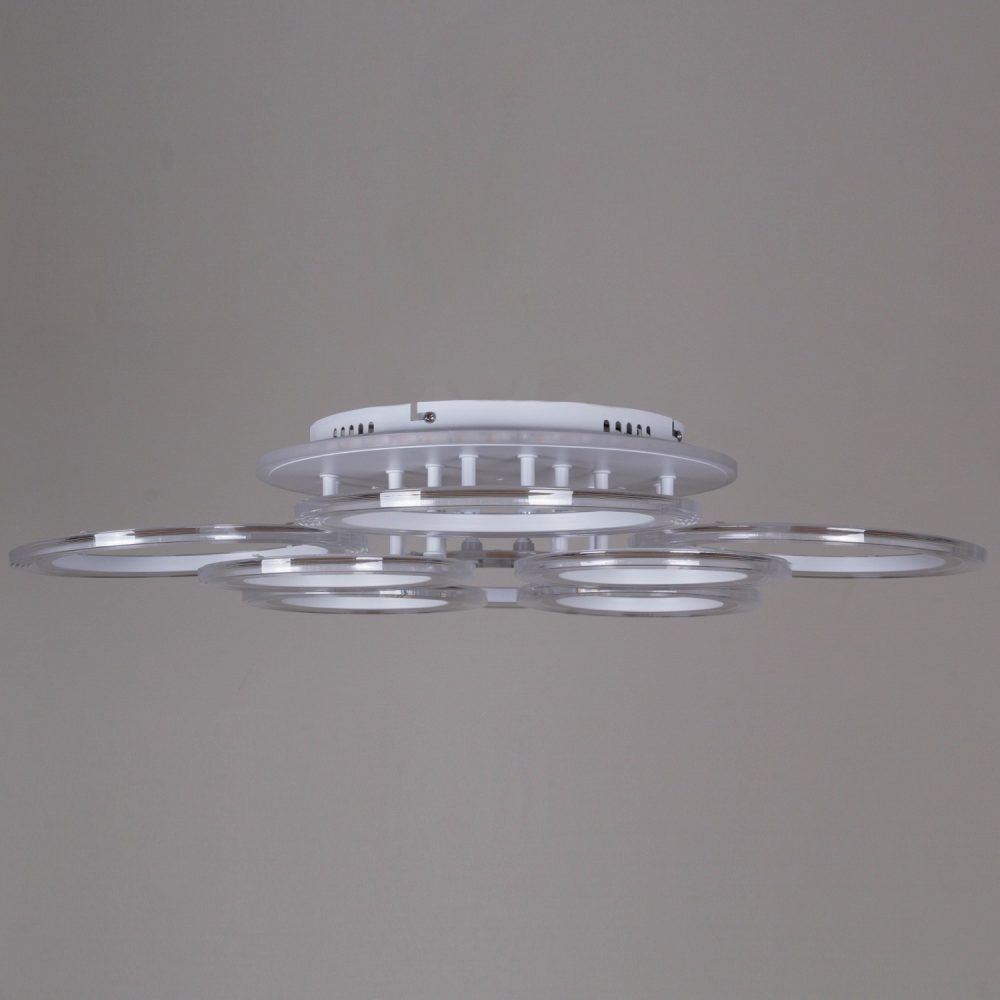 Потолочная люстра Reluce 09812 09812-3.3-4+4A WH (RGB)
