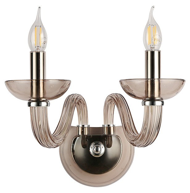 Бра Newport ARLETTE 8642/A chrome coffee