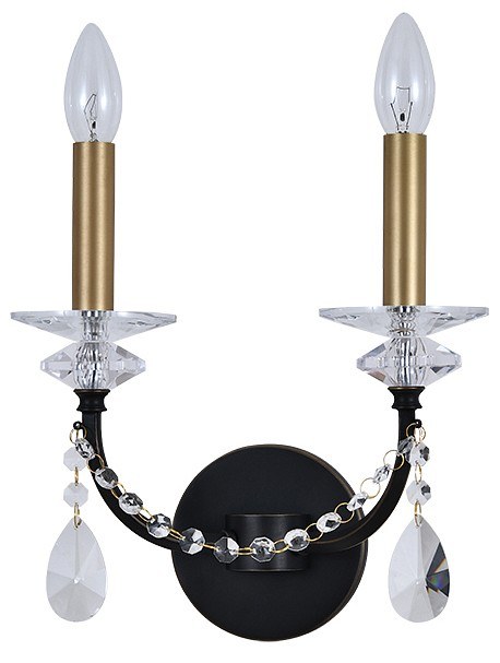 Бра Newport АНАСТАСИЯ 3972/A black+brass