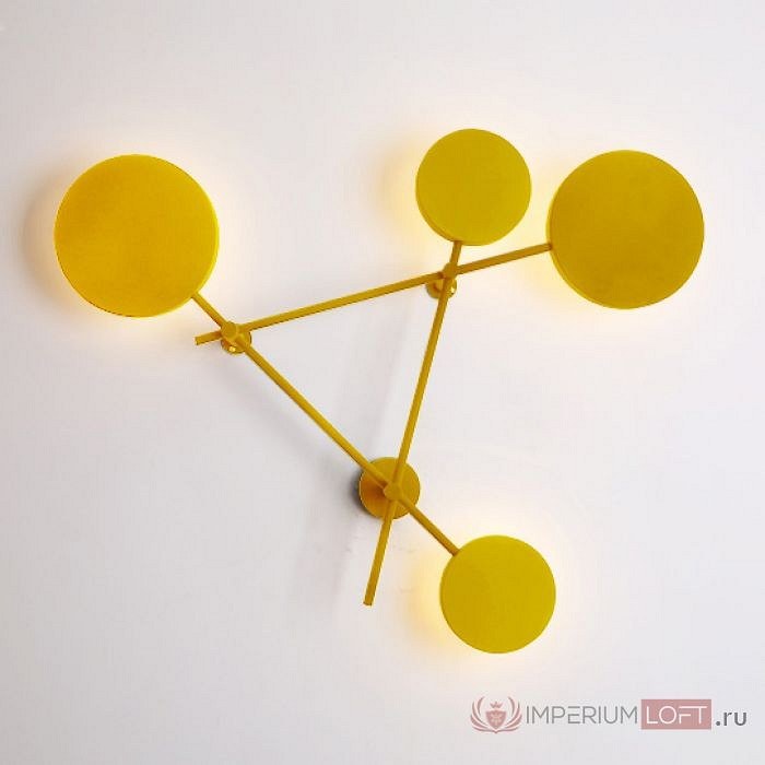 Бра Iride Bernhardt dots 100 cm Желтый арт DOTS-201