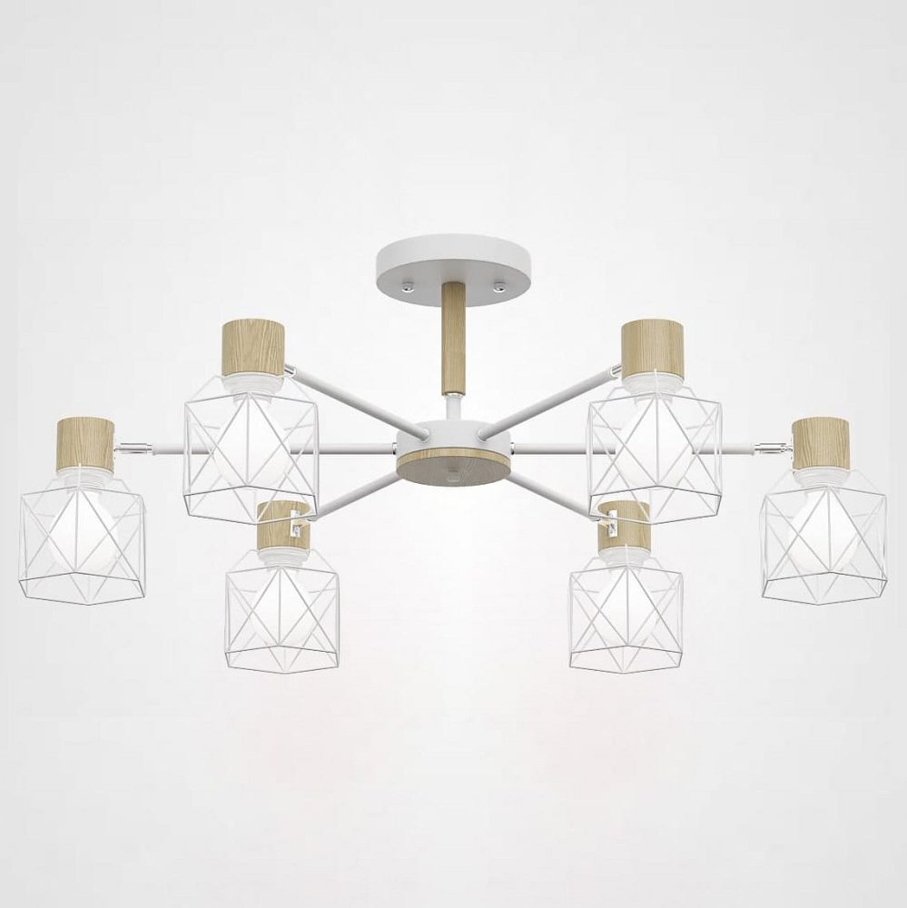 Люстра на штанге Imperiumloft Corf White CORF-B01