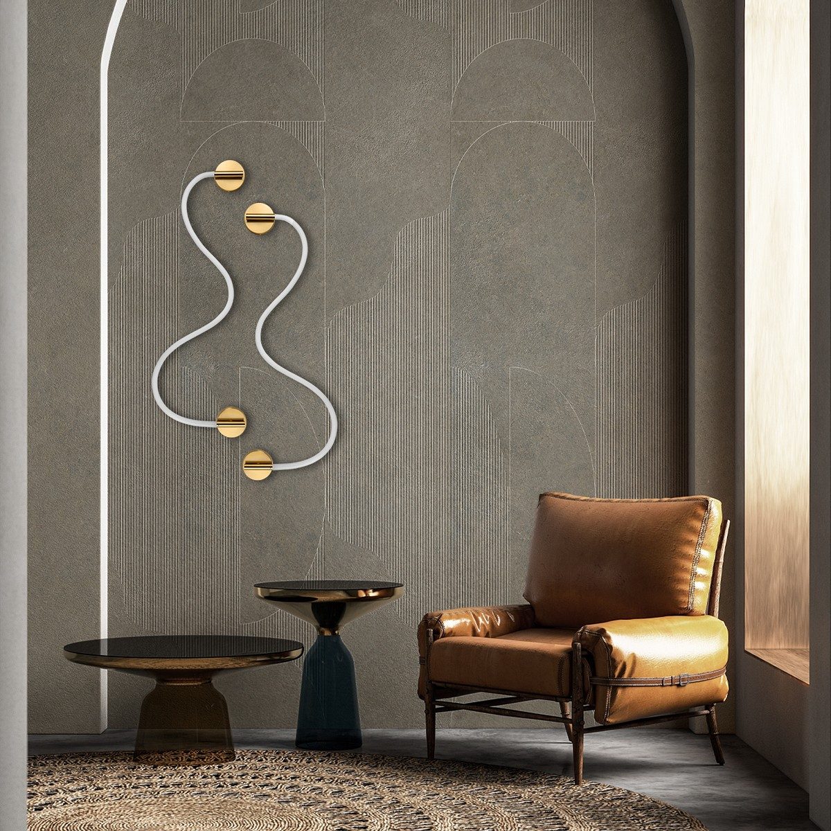 Накладной светильник Loft it Thread 10388W Brass