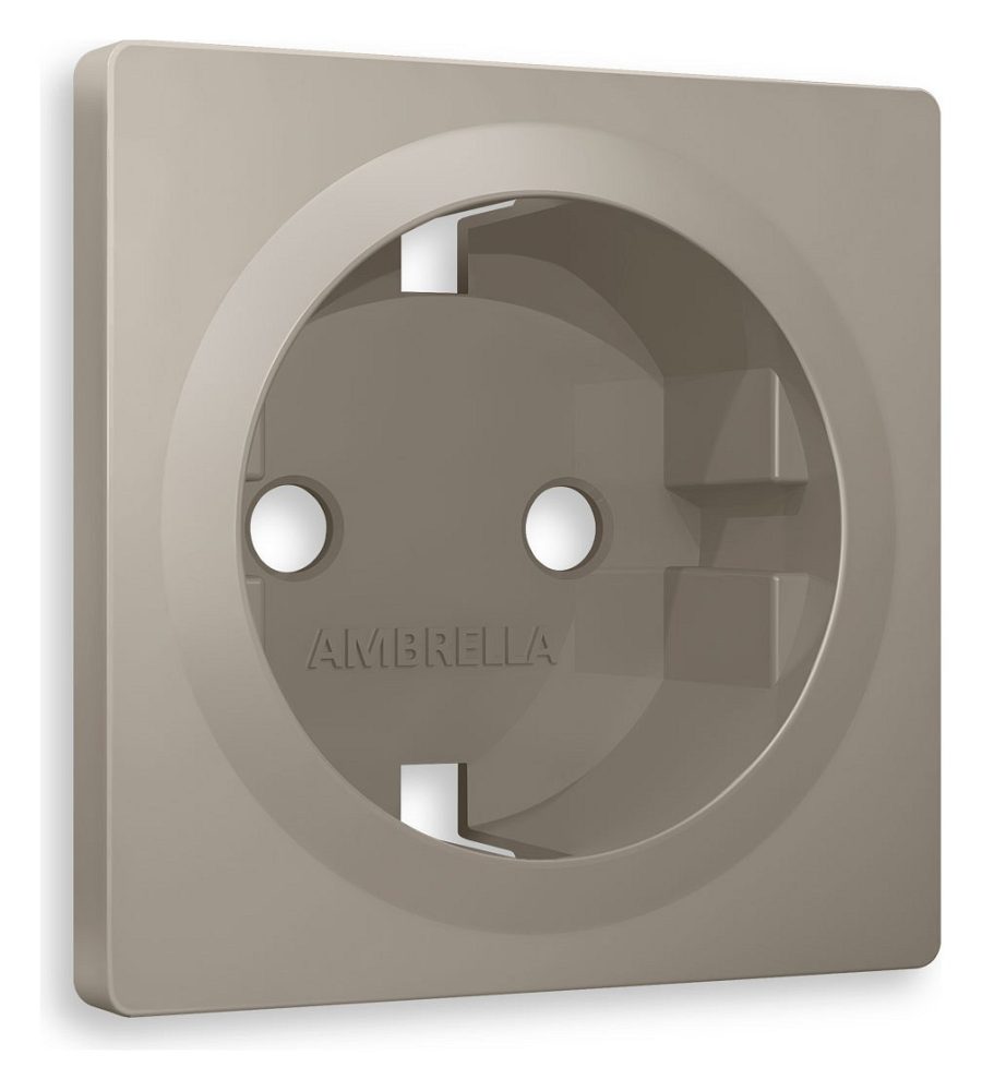 Накладка для розетки с заземлением Ambrella Volt ALFA AP3660