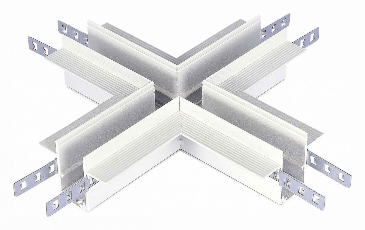 Соединитель X-образный для встраиваемых треков ST-Luce SKYLINE 48 ST007.500.12