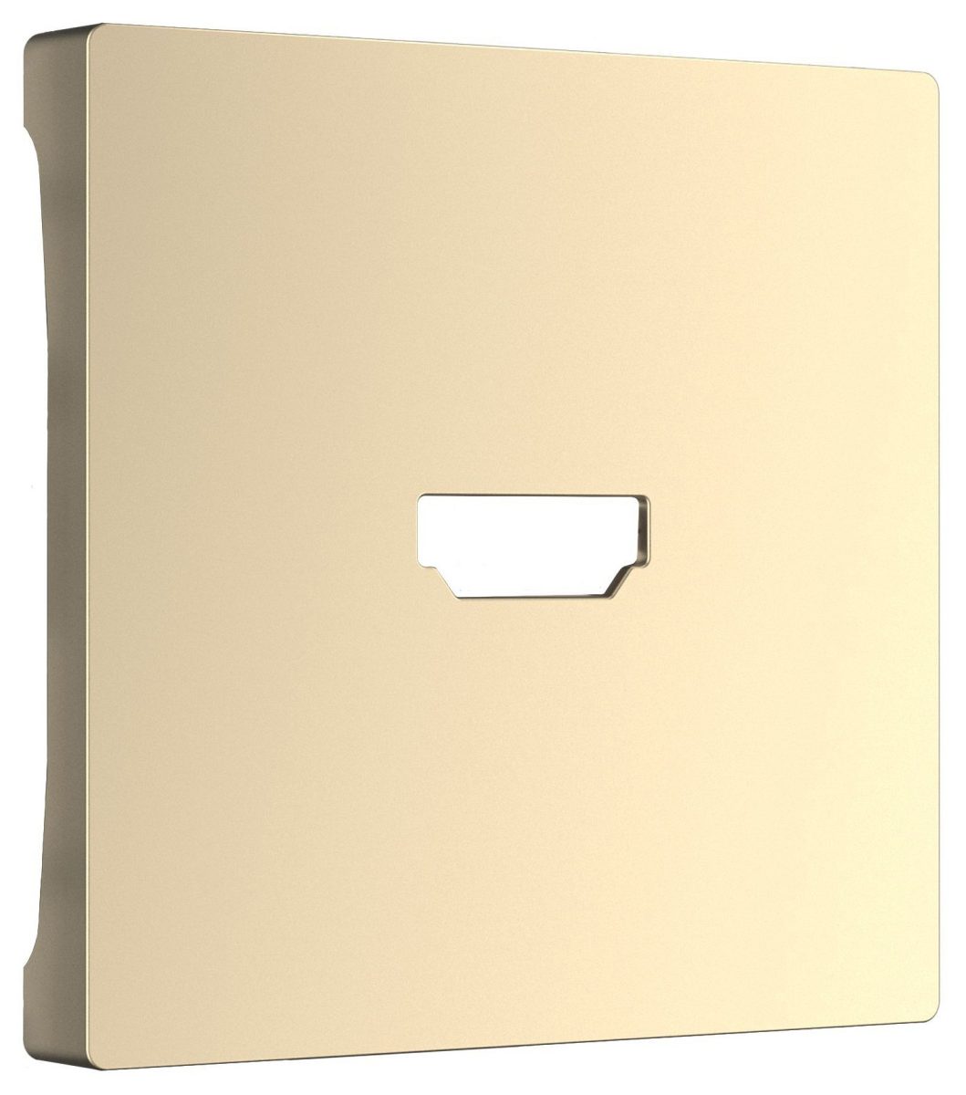 / Накладка для розетки HDMI (шампань)