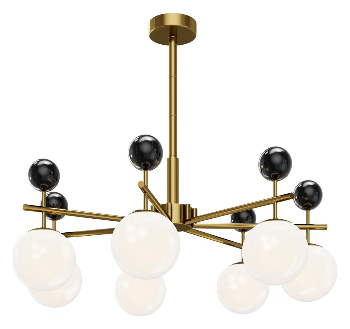 Люстра на штанге Maytoni Музео MOD436PL-07BS