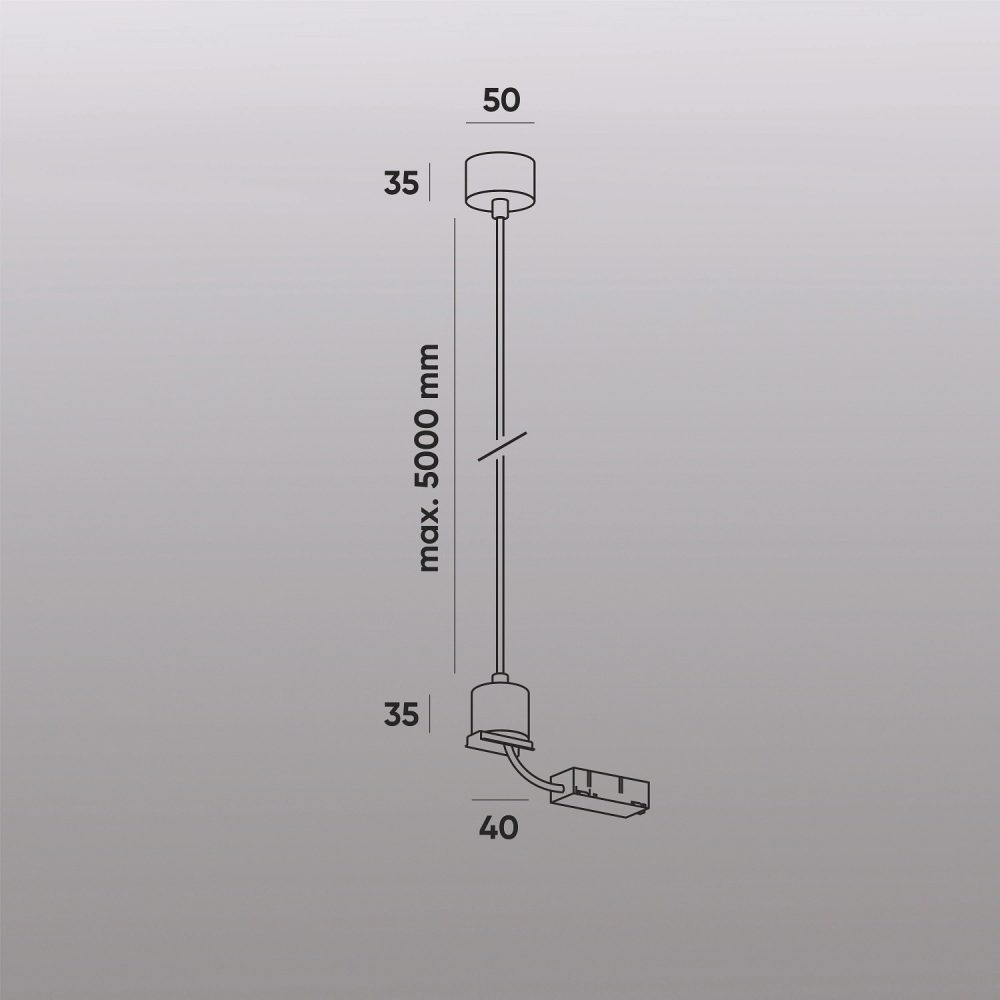 Токопровод концевой Denkirs SMART Base TR2124-WH