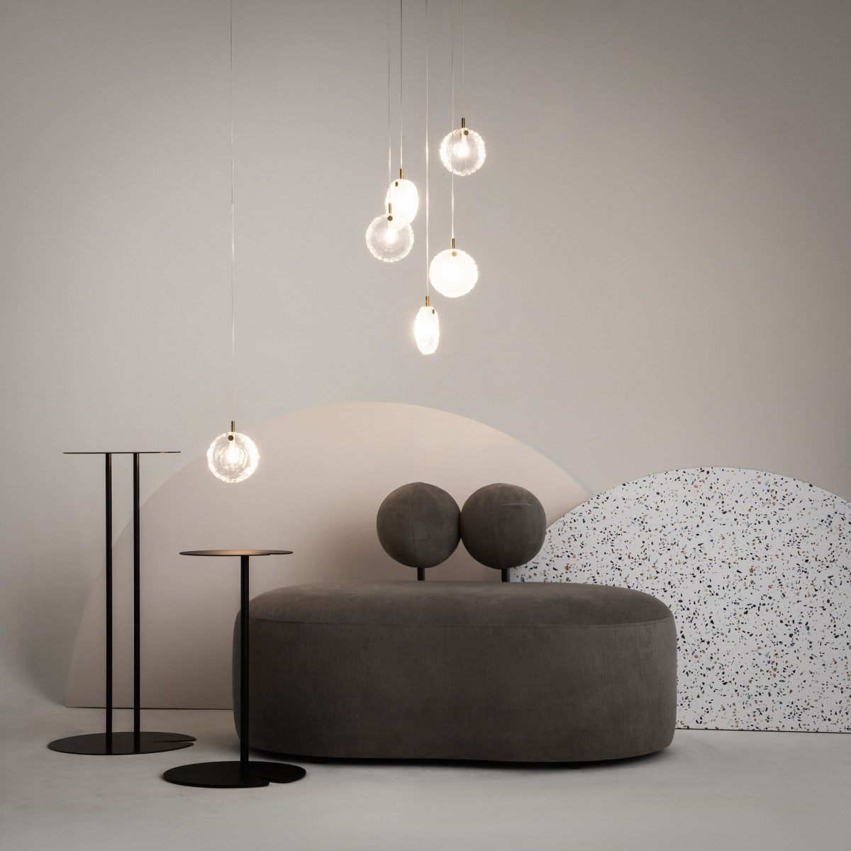 Подвесной светильник Maytoni Мороз MOD254PL-01BS
