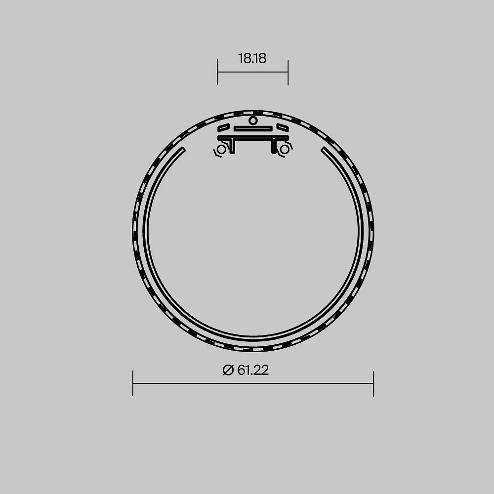 Заглушка для профиля Maytoni Led Strip Подвесной профиль 642082