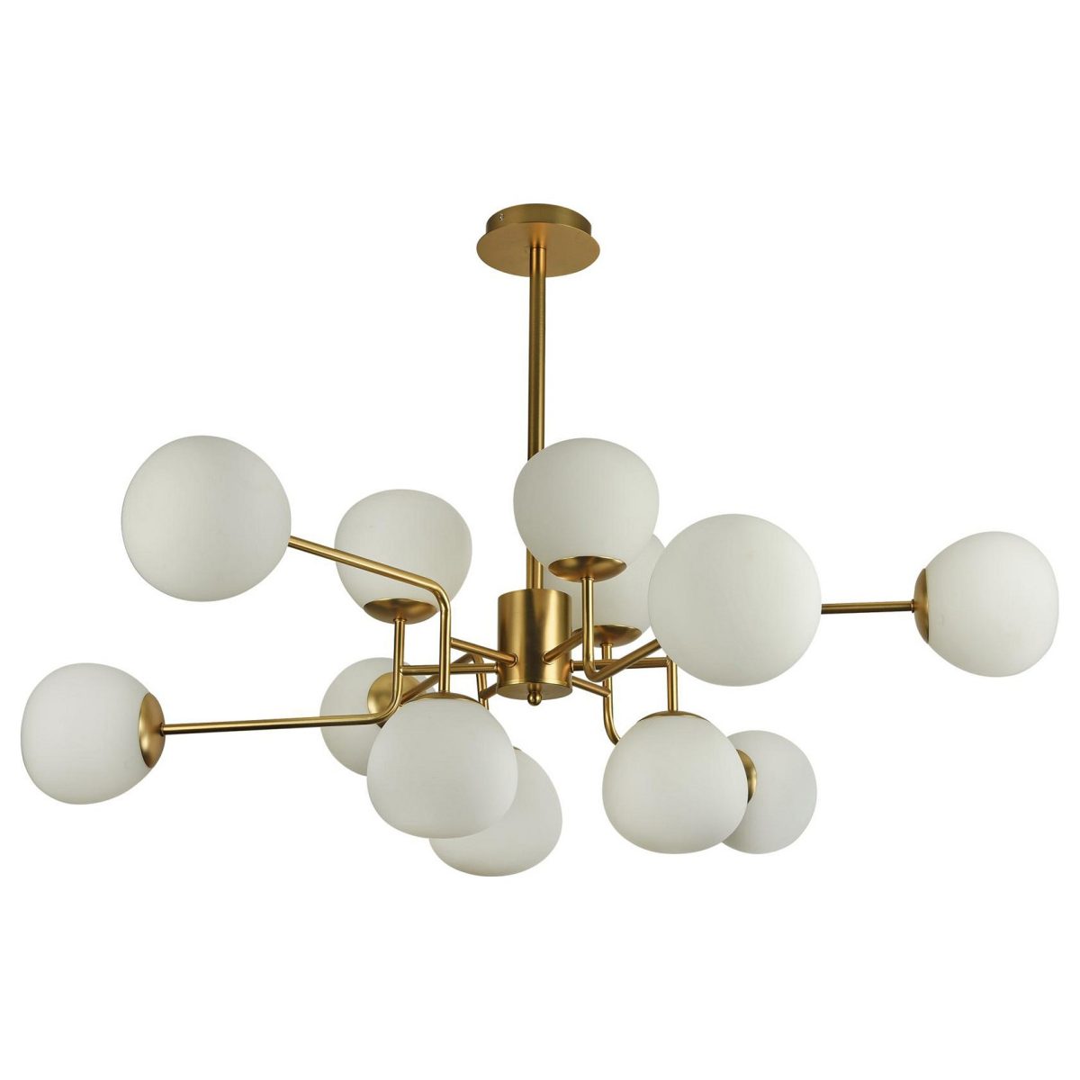 Люстра на штанге Maytoni Эрих MOD221-PL-12-G