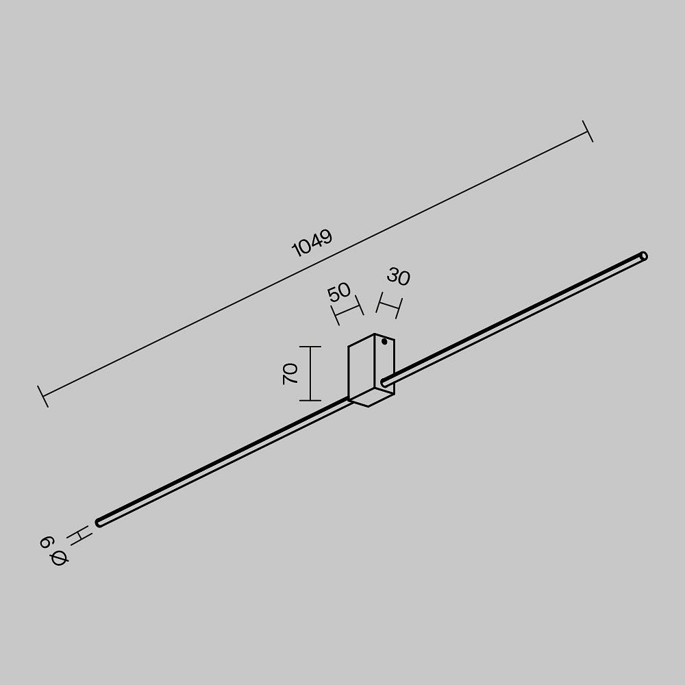 Бра Maytoni Technical Парс C071WL-L12B3K
