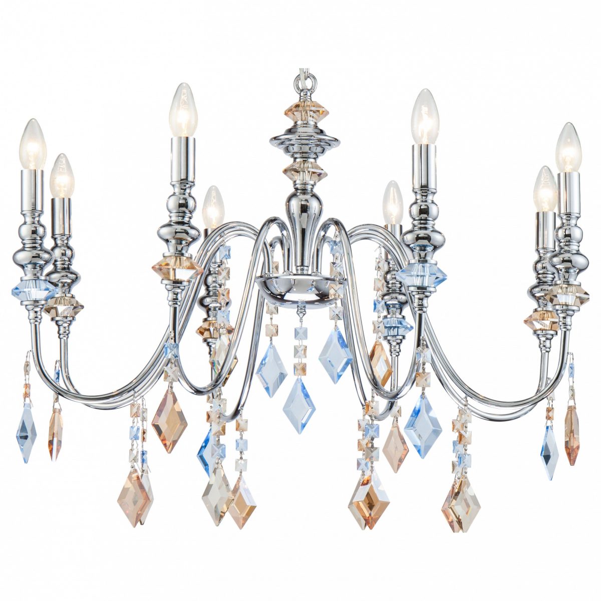 Подвесная люстра Lucia Tucci Maya MAYA 4450.8 chrome