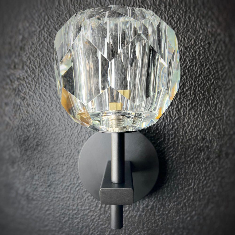 Бра RH Boule de Cristal Single Sconce Black арт