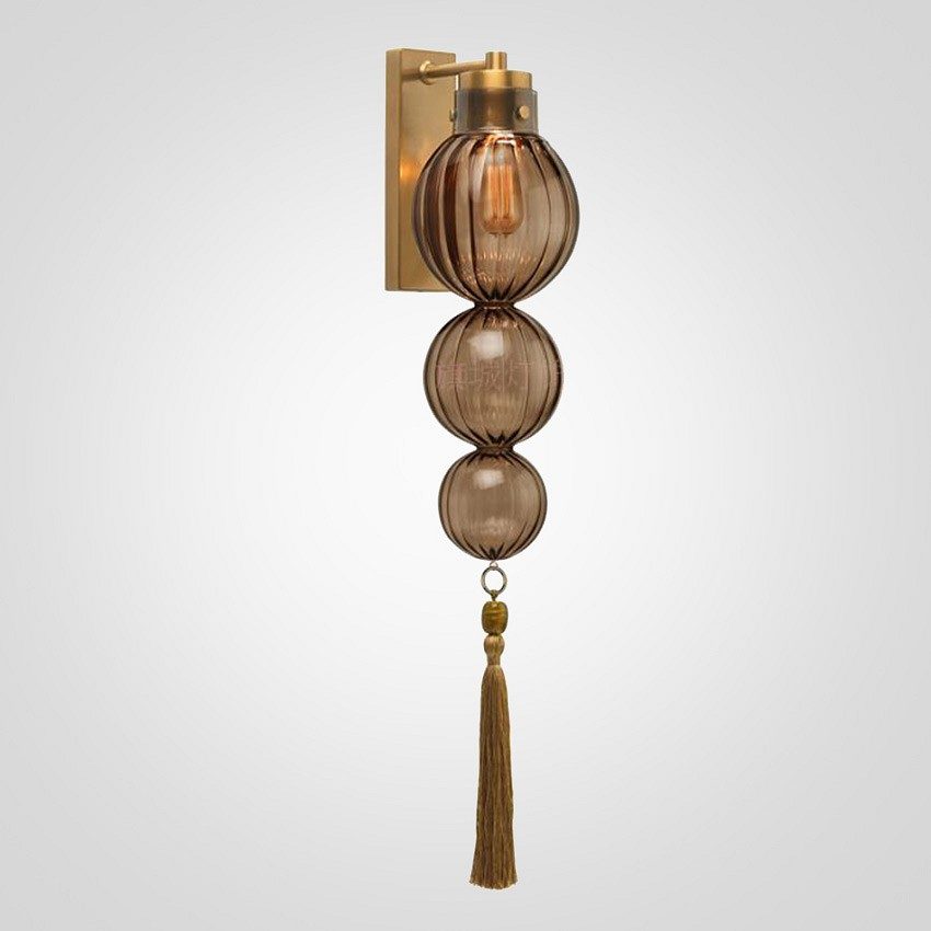 Бра Heathfield Lighting - Medina Wall brass/amber арт
