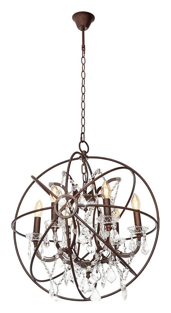 Подвесная люстра Loft it Foucaults Orb Crystal LOFT1897/6