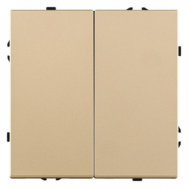 Выключатель двухклавишный без рамки Kollinger Eclipse EC-025GD