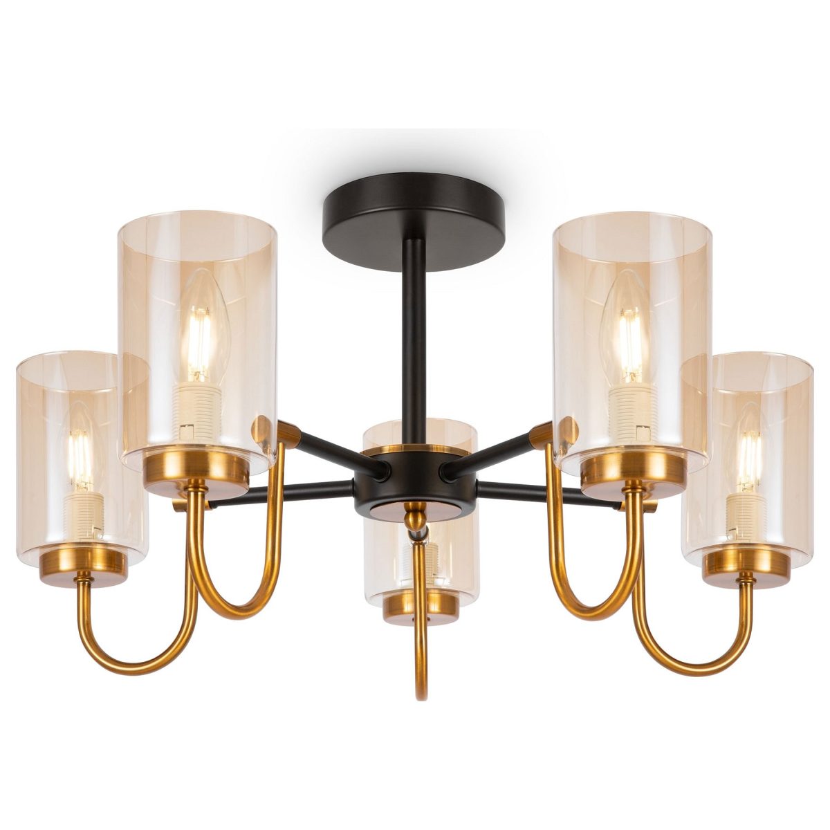 Люстра на штанге Freya Jewel FR5321CL-05BZ