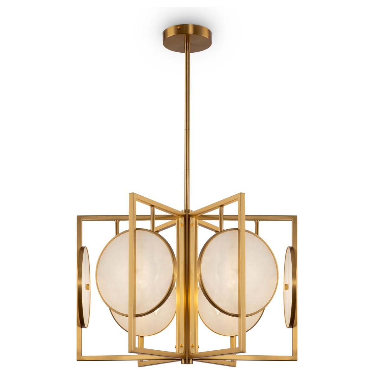 Люстра на штанге Maytoni Мармо MOD099PL-06G