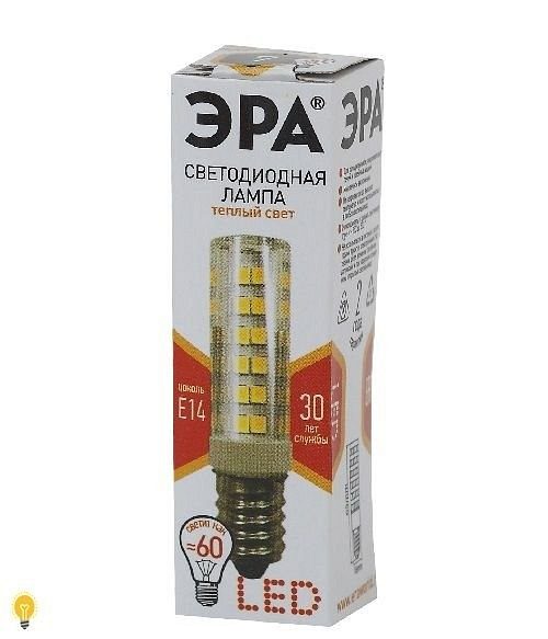 Модель LED T25-7W-CORN-827-E14 Лампы СВЕТОДИОДНЫЕ СТАНДАРТ LED T25-7W-CORN-827-E14 ЭРА (диод, капсула, 7Вт, тепл, E14)