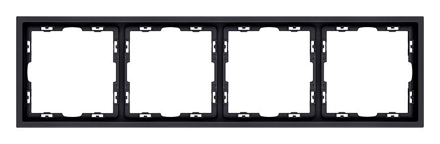 Рамка на 4 поста Kollinger Eclipse EC4BK