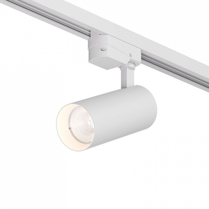 Трековый светильник SOLID KOPER, 135мм, d60, 220V, LED 3000K, 15W, IP20, белый, алюминий