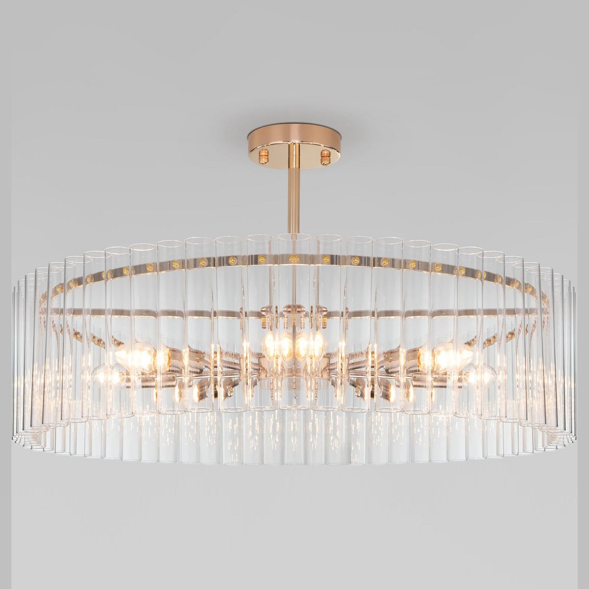 Люстра на штанге Bogate's Flamel 373/8 Smart золото